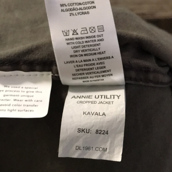 DL 1961 Annie cropped camo utility jacket - Picture 5 of 5